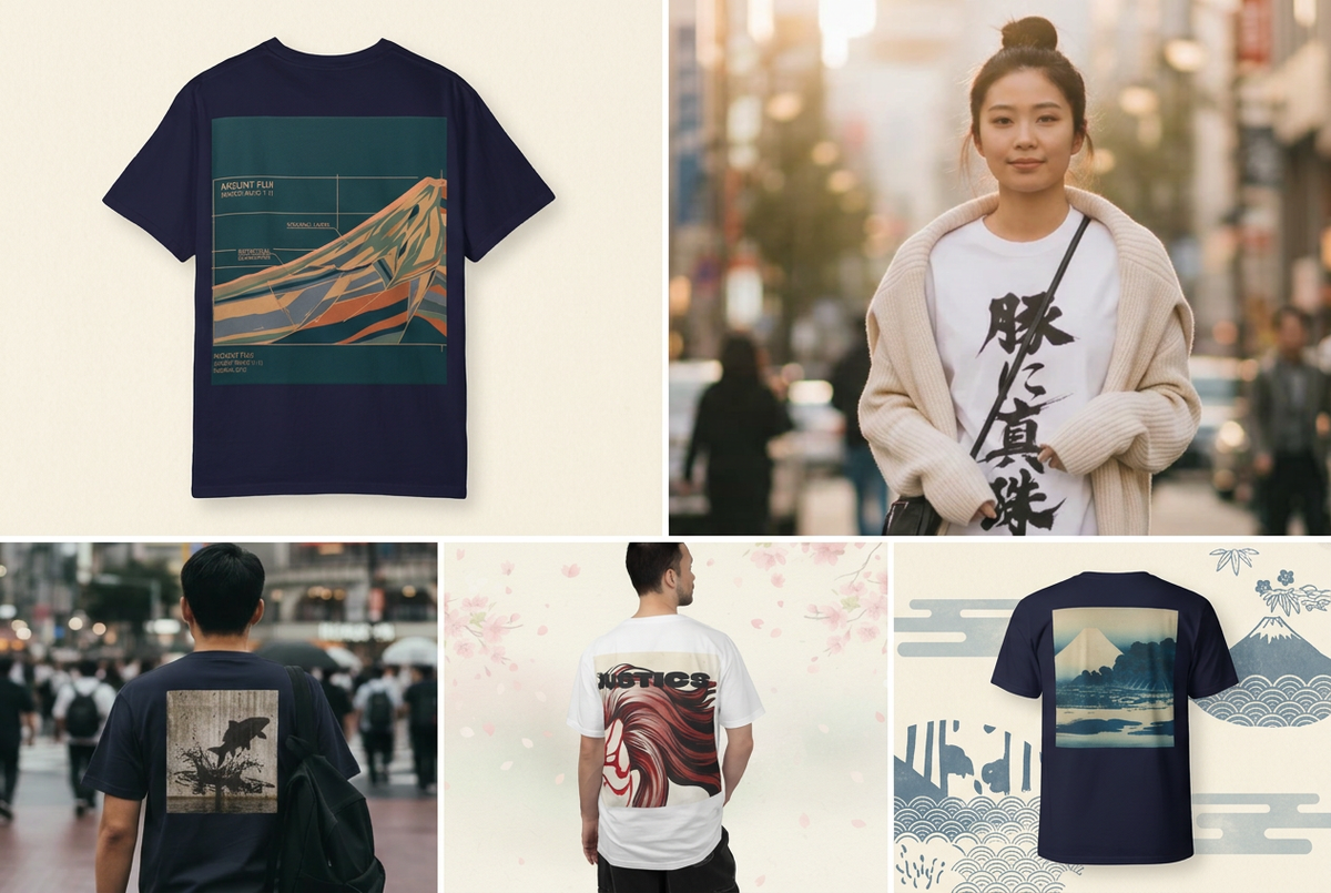5 Japanese-Inspired T-Shirts: Find the Design That Tells Your Story