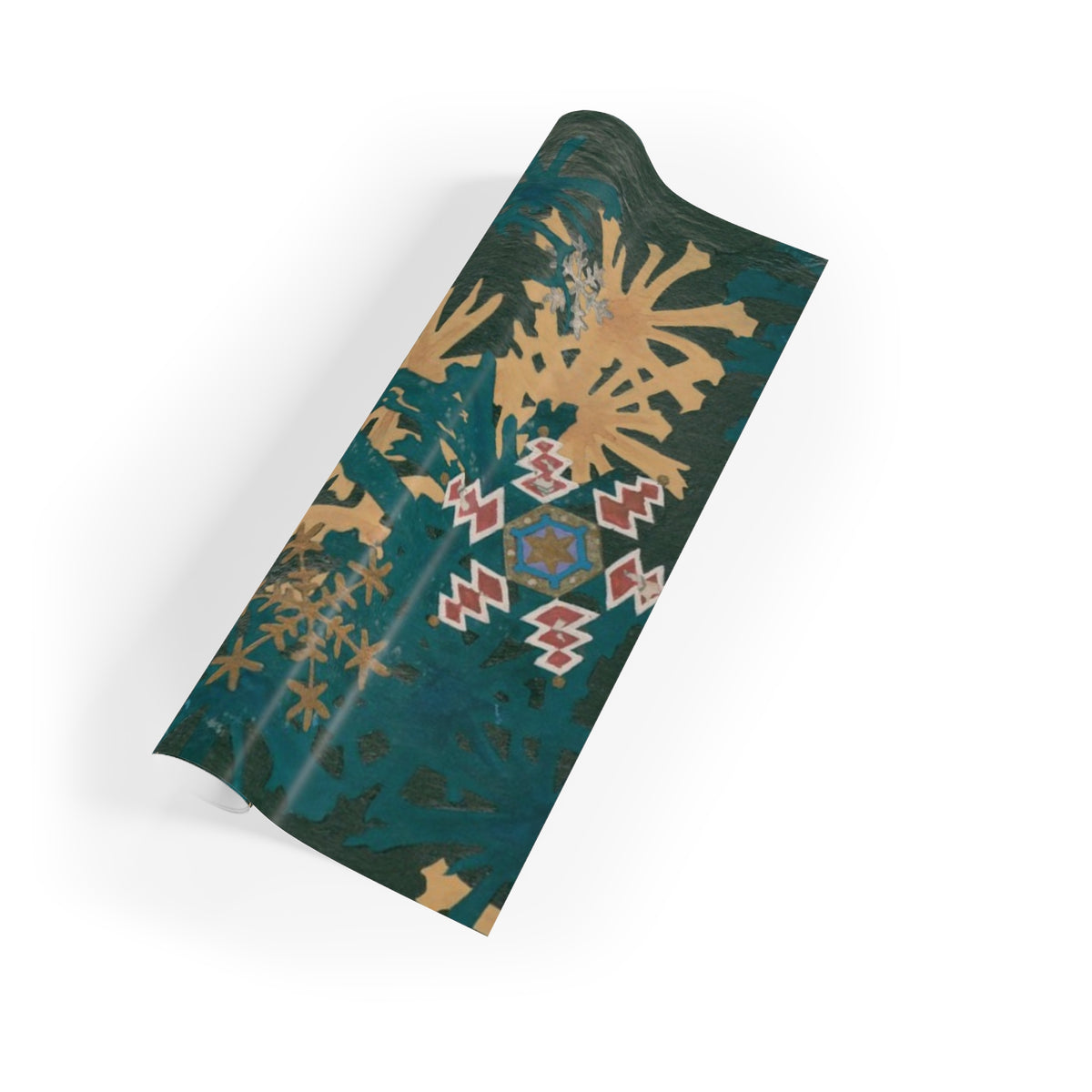 Japanese Snowflake Wrapping Paper – Traditional Washi-Inspired Gift Wrap for Elegant Presents
