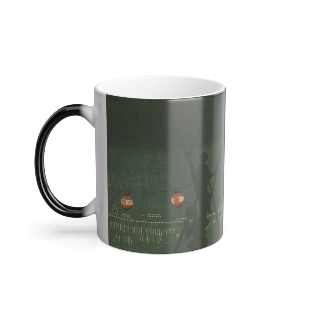 Color Changing Mug —A mug featuring boys watching fireworks from a front-row seatCoffee Cup (11oz)
