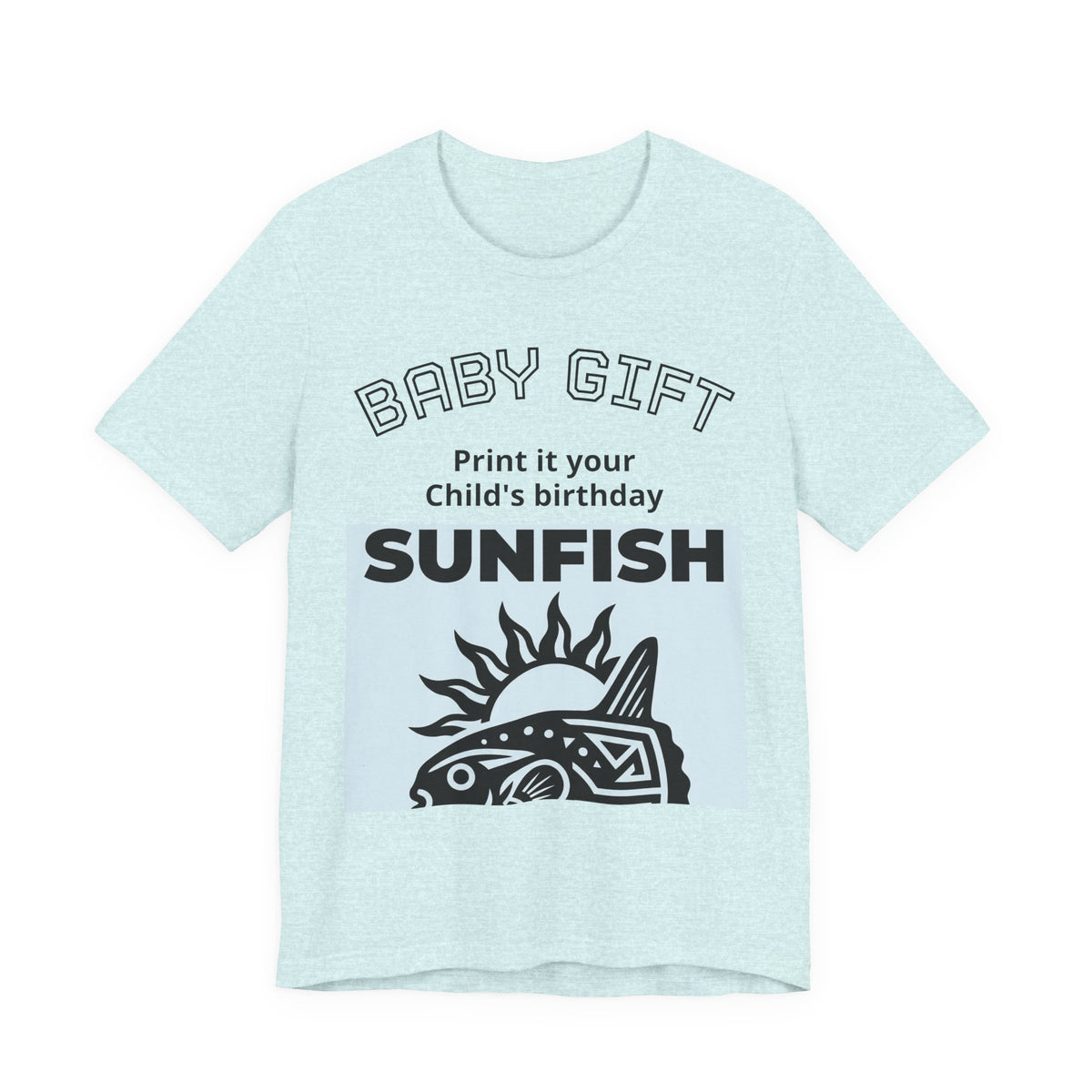 Personalized Baby Birth T-Shirt | Custom Photo, Name & Message | Unique Baby Shower & Birth Gift