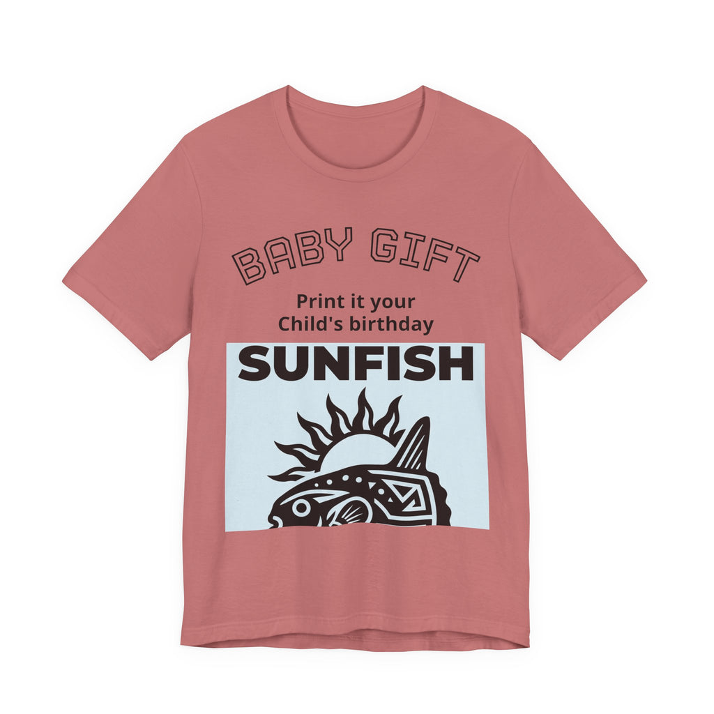 Personalized Baby Birth T-Shirt | Custom Photo, Name & Message | Unique Baby Shower & Birth Gift