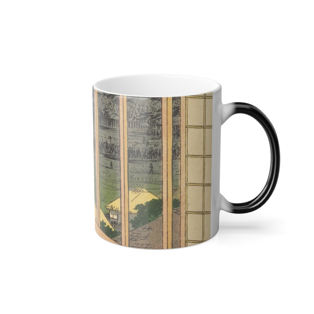 Color-Changing Mug — Cozy Window Cat Scene (11 oz)