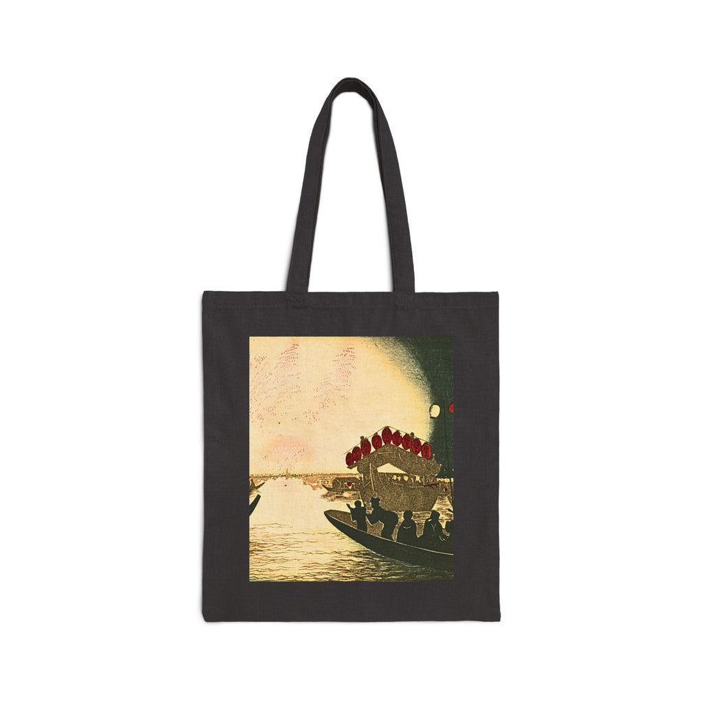Copy of Cotton Canvas Tote Bag―“Dreamlike Japanese Summer Nights in Traditional Wa Style”
