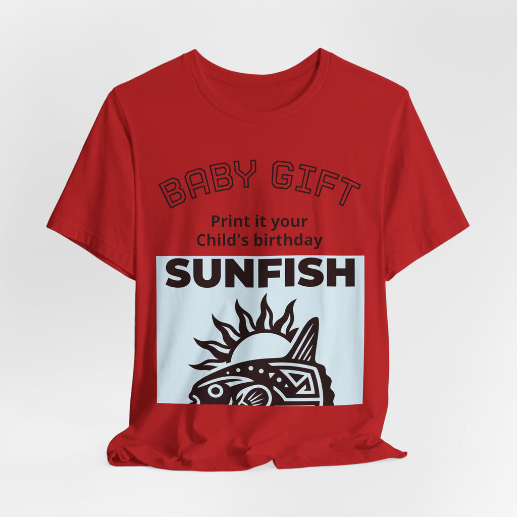 Personalized Baby Birth T-Shirt | Custom Photo, Name & Message | Unique Baby Shower & Birth Gift