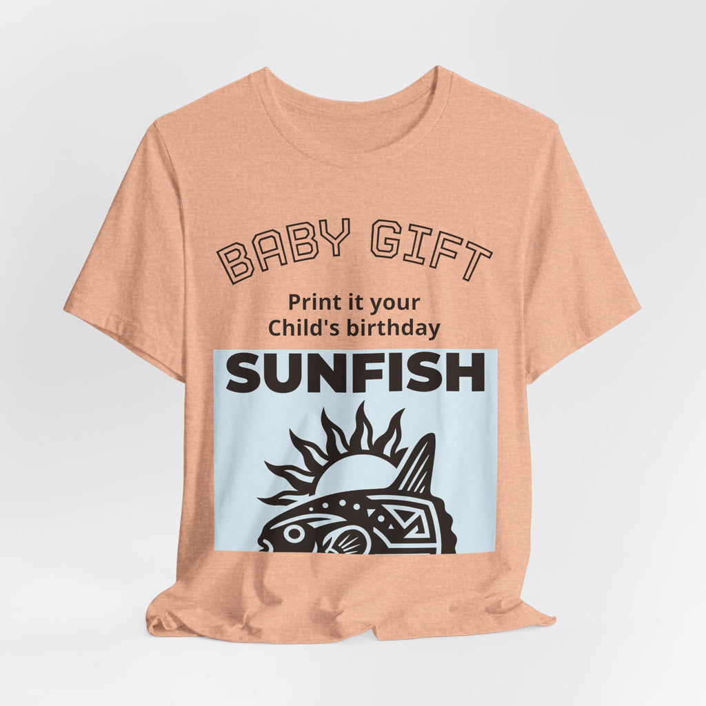 Personalized Baby Birth T-Shirt | Custom Photo, Name & Message | Unique Baby Shower & Birth Gift