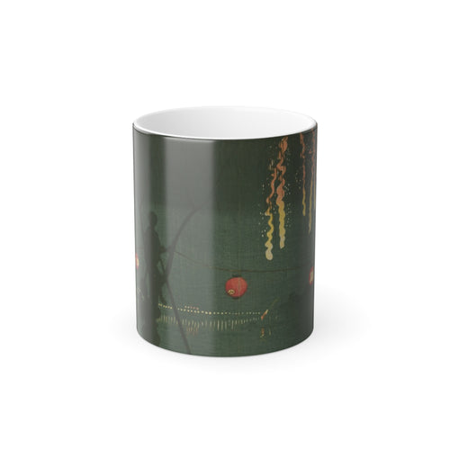 Color Changing Mug —A mug featuring boys watching fireworks from a front-row seatCoffee Cup (11oz)