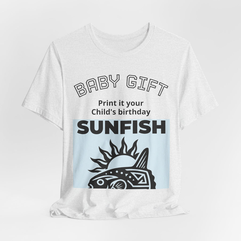 Personalized Baby Birth T-Shirt | Custom Photo, Name & Message | Unique Baby Shower & Birth Gift