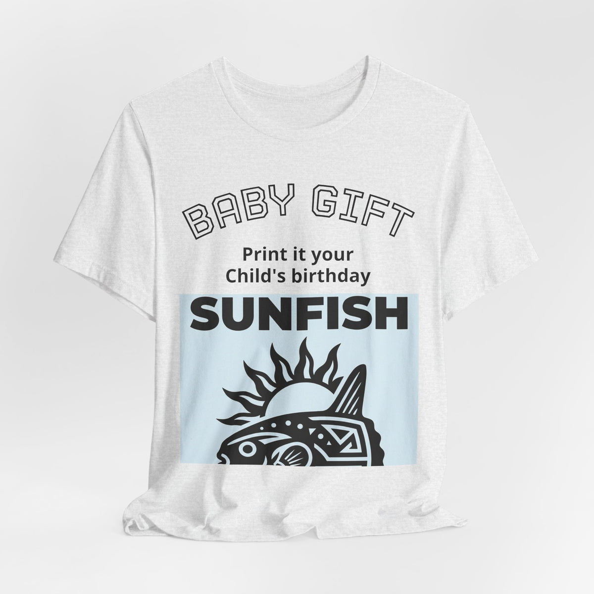 Personalized Baby Birth T-Shirt | Custom Photo, Name & Message | Unique Baby Shower & Birth Gift