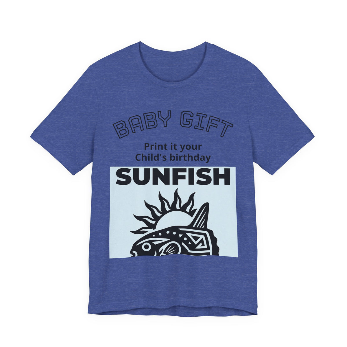 Personalized Baby Birth T-Shirt | Custom Photo, Name & Message | Unique Baby Shower & Birth Gift