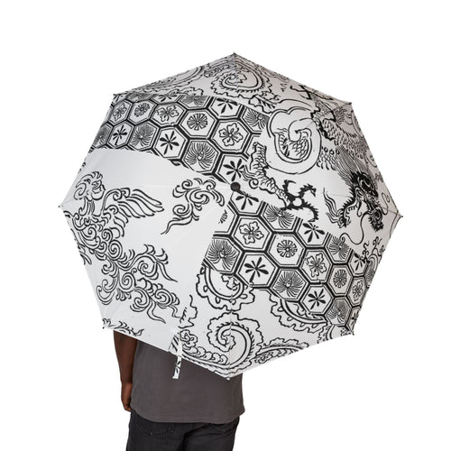 Copy of Foldable Umbrella — “Dragon & Phoenix Wa-Pattern Folding Umbrella”