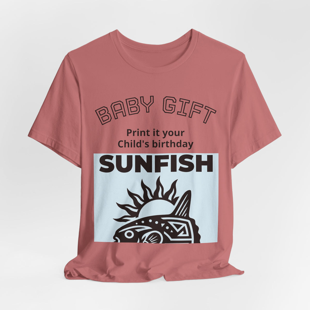 Personalized Baby Birth T-Shirt | Custom Photo, Name & Message | Unique Baby Shower & Birth Gift