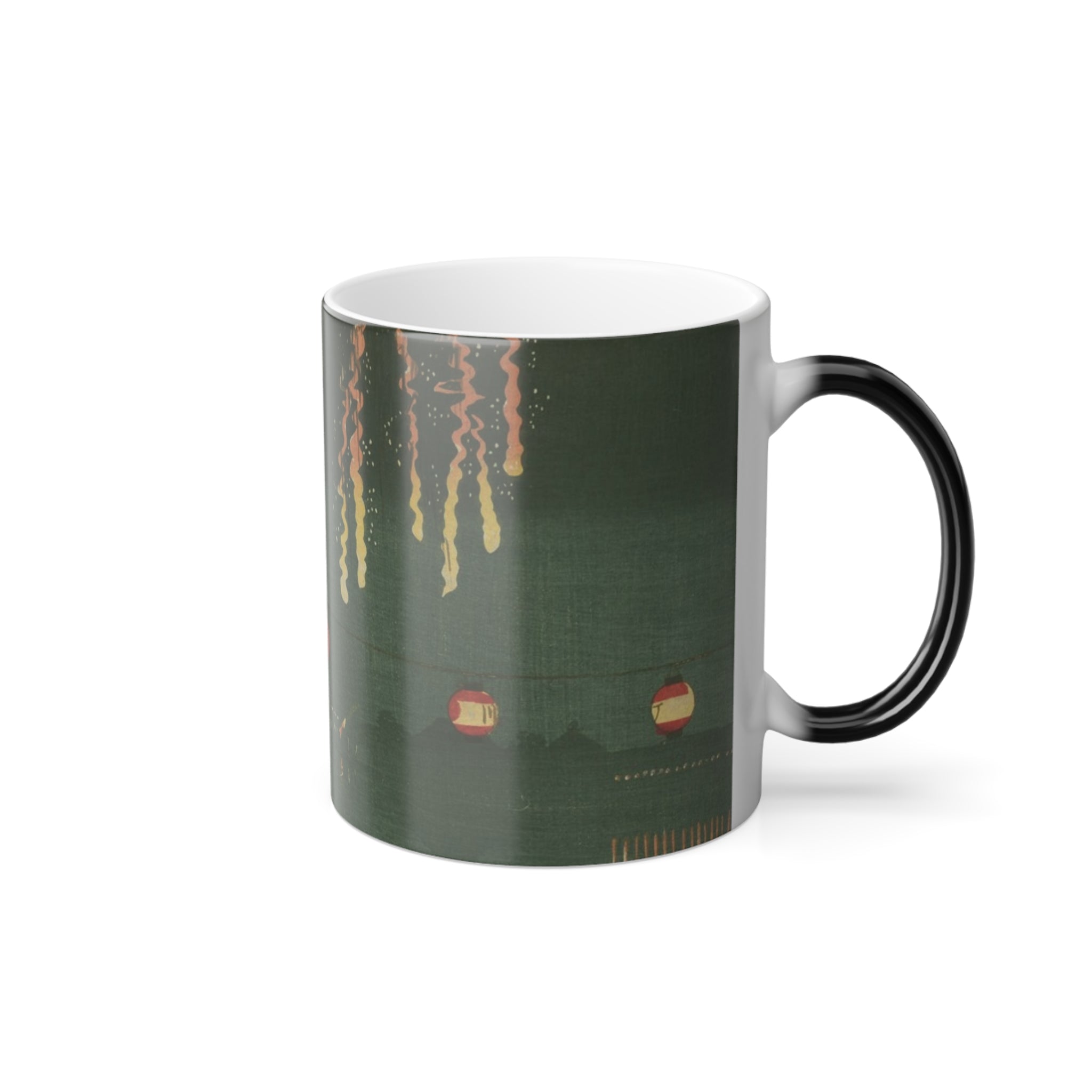 Color Changing Mug —A mug featuring boys watching fireworks from a front-row seatCoffee Cup (11oz)