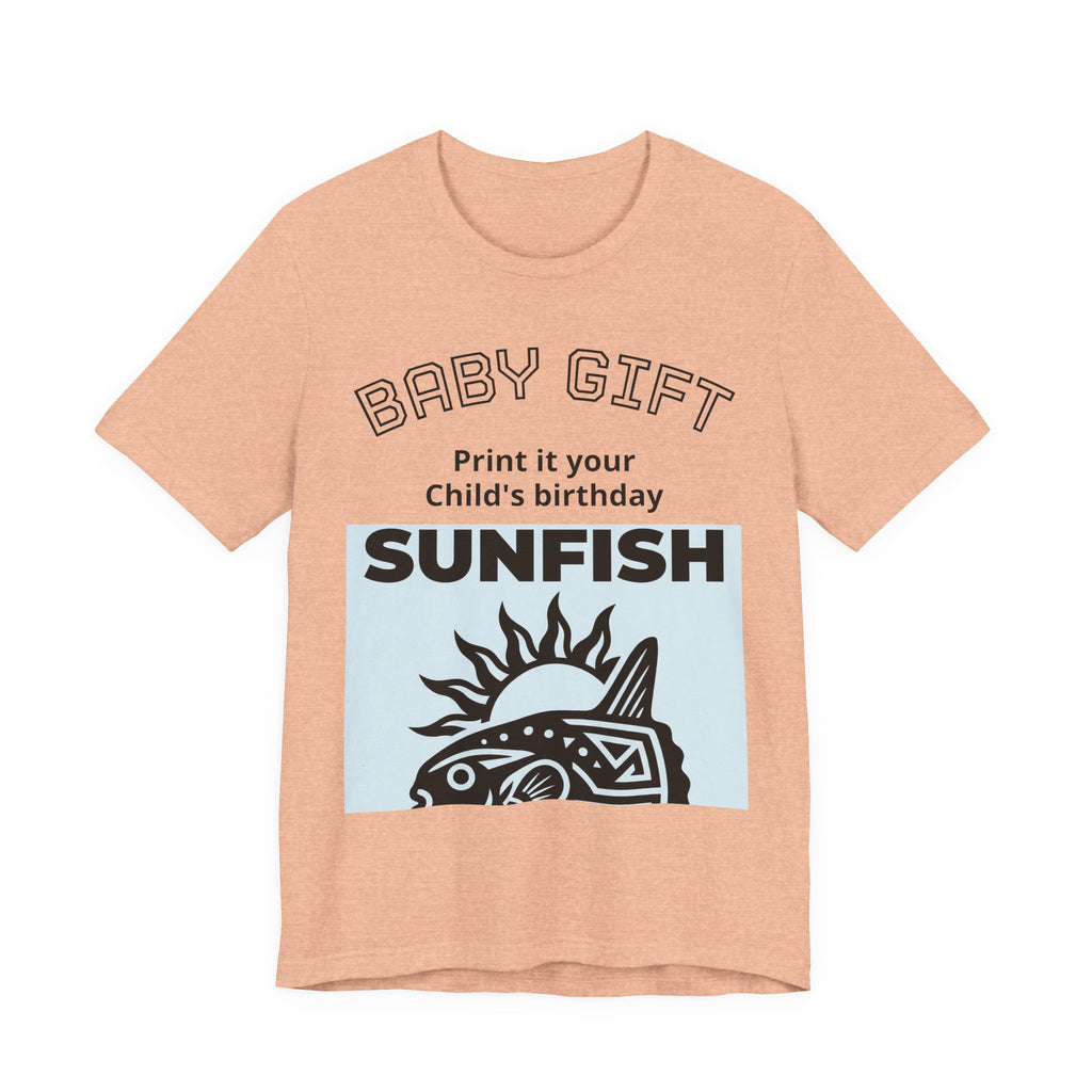 Personalized Baby Birth T-Shirt | Custom Photo, Name & Message | Unique Baby Shower & Birth Gift