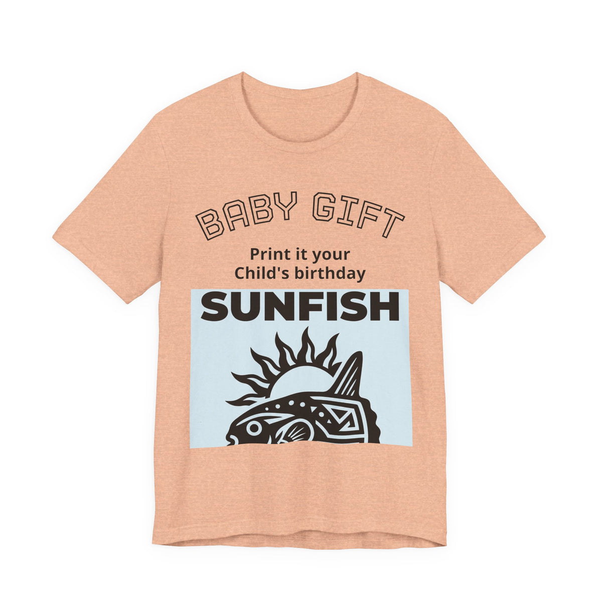 Personalized Baby Birth T-Shirt | Custom Photo, Name & Message | Unique Baby Shower & Birth Gift