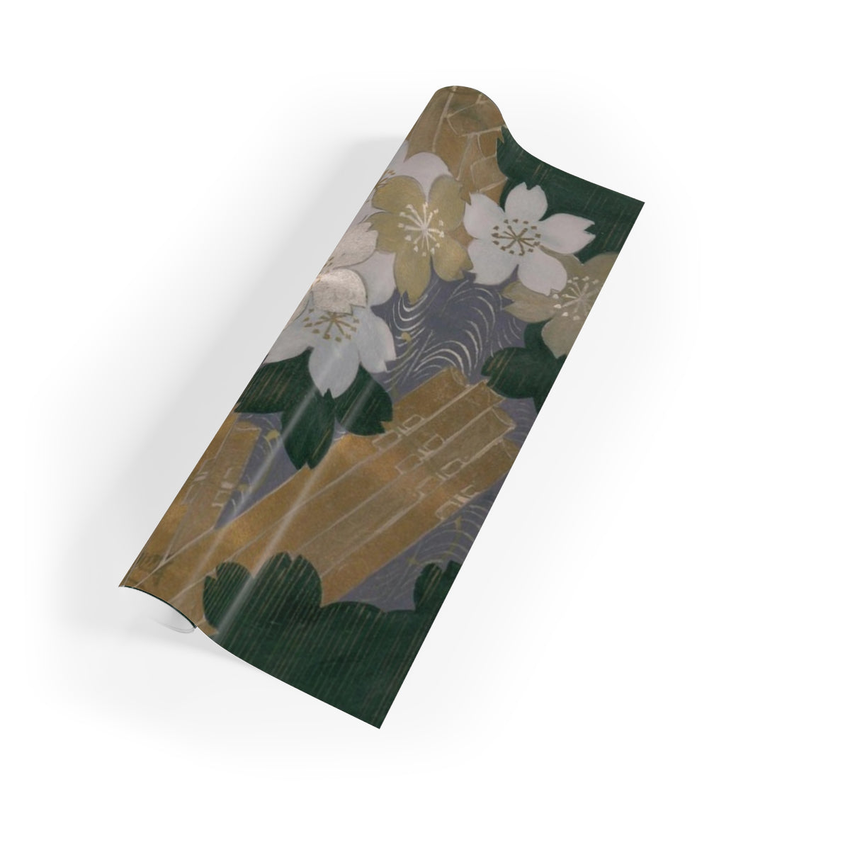 Japanese Sakura & Flowing Water Wrapping Paper – Traditional Washi-Inspired Gift Wrap