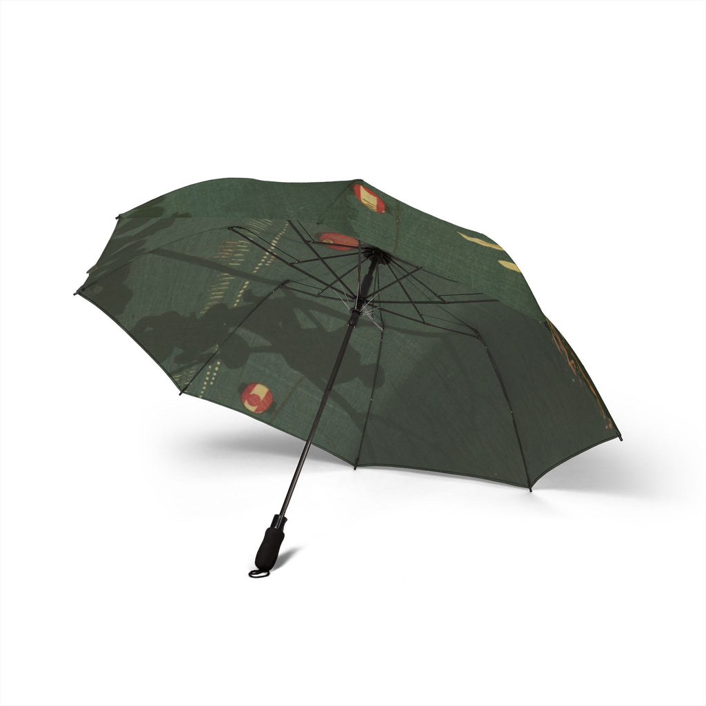 Japanese Folding Umbrella – Fireworks Summer Festival Design