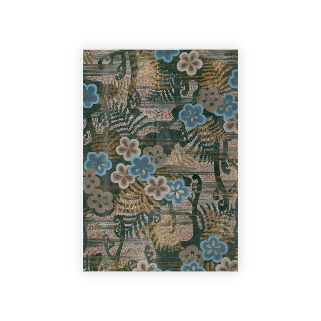 Japanese Crane & Plum Blossom Wrapping Paper – Traditional Washi-Inspired Gift Wrap for Elegant Gifts