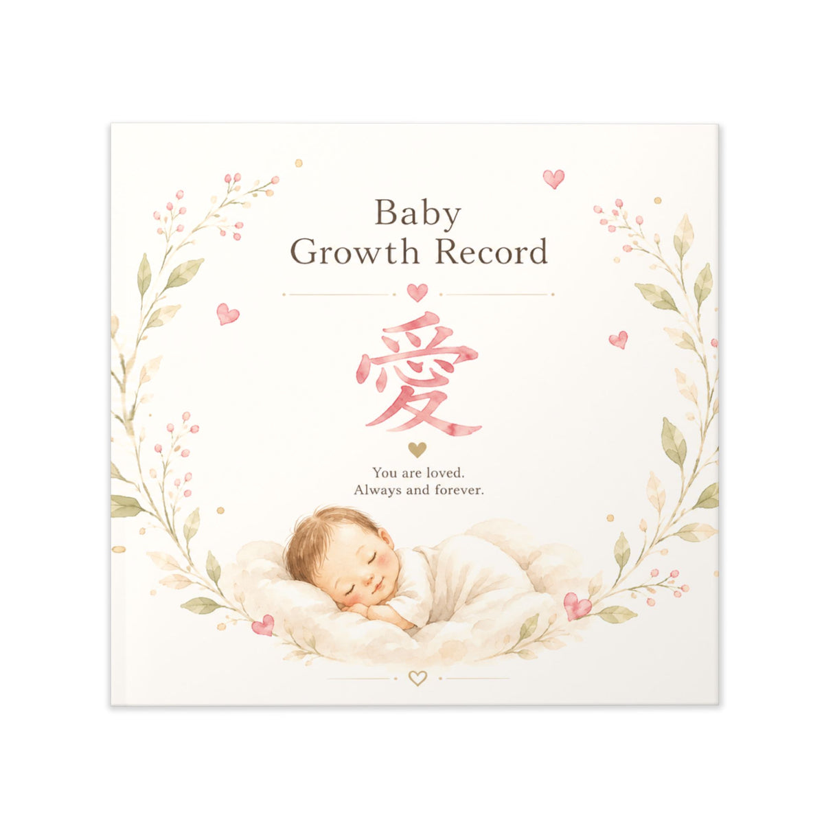 Baby Growth Record – A Baby Memory Book to Capture 1 Year of Growth  Customizable with Hand and Foot Prints & Photos – A Baby Growth Album