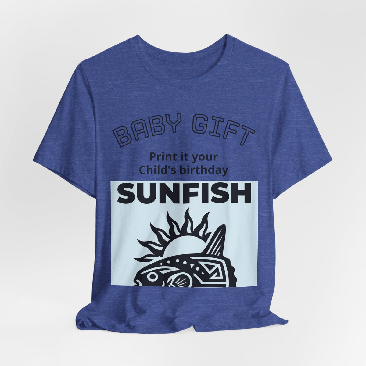 Personalized Baby Birth T-Shirt | Custom Photo, Name & Message | Unique Baby Shower & Birth Gift