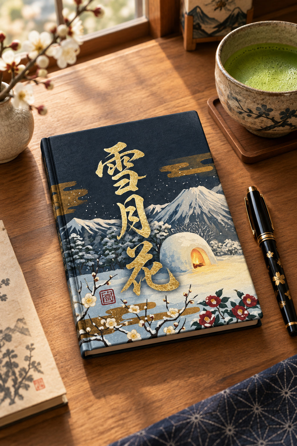 Japanese Winter Night “Setsu-Gekka” Art Notebook