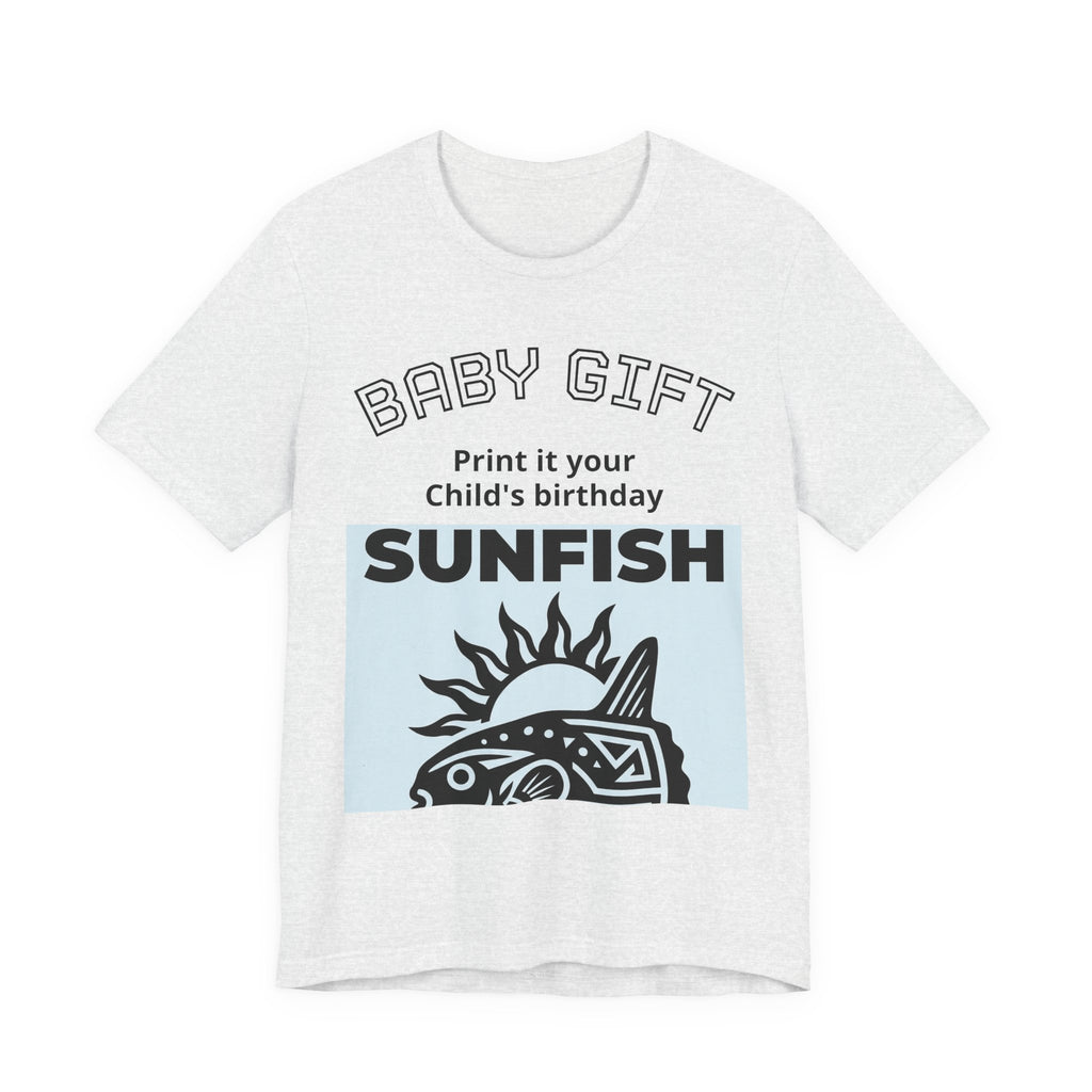 Personalized Baby Birth T-Shirt | Custom Photo, Name & Message | Unique Baby Shower & Birth Gift