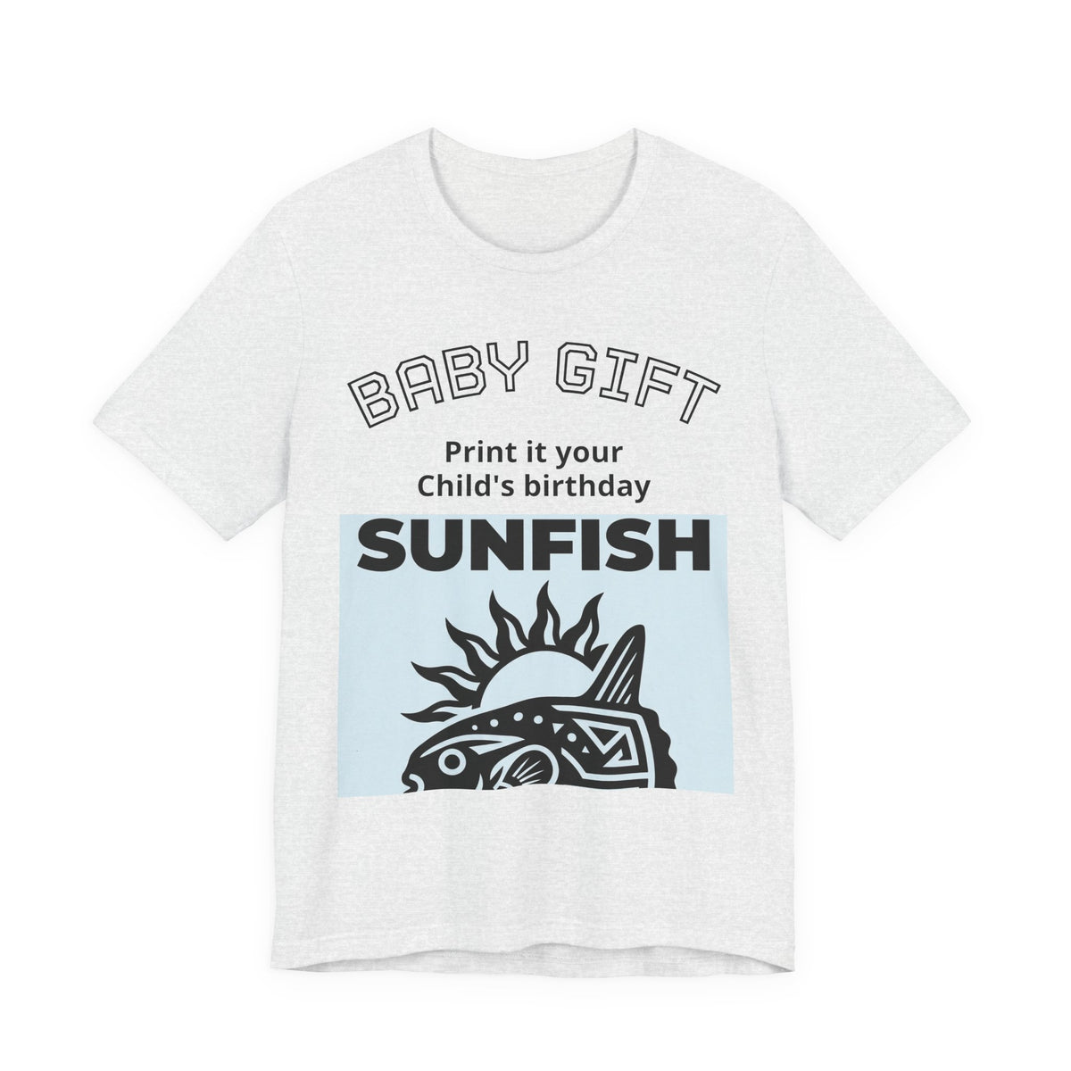 Personalized Baby Birth T-Shirt | Custom Photo, Name & Message | Unique Baby Shower & Birth Gift