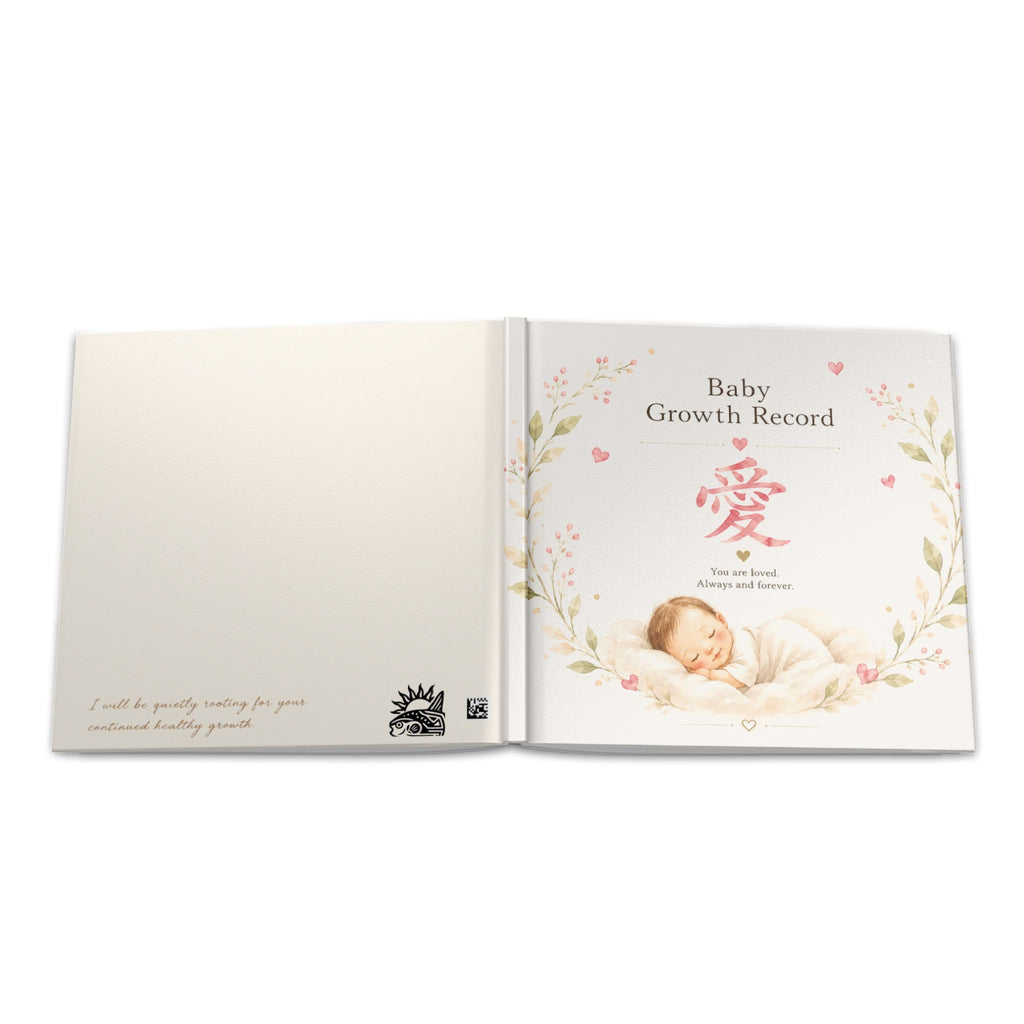 Baby Growth Record – A Baby Memory Book to Capture 1 Year of Growth  Customizable with Hand and Foot Prints & Photos – A Baby Growth Album