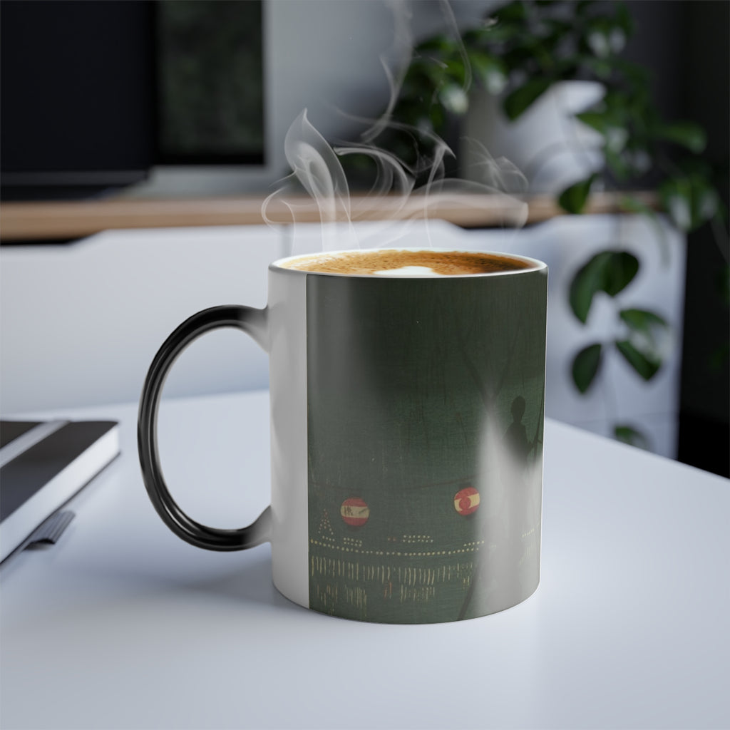 Color Changing Mug —A mug featuring boys watching fireworks from a front-row seatCoffee Cup (11oz)