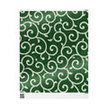 Japanese Karakusa Gift Wrapping Paper – Traditional Green Pattern