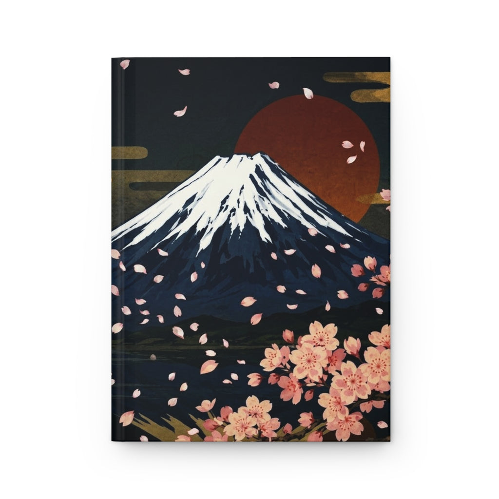 Mount Fuji & Cherry Blossoms “Ichigo Ichie” Japanese Art Notebook