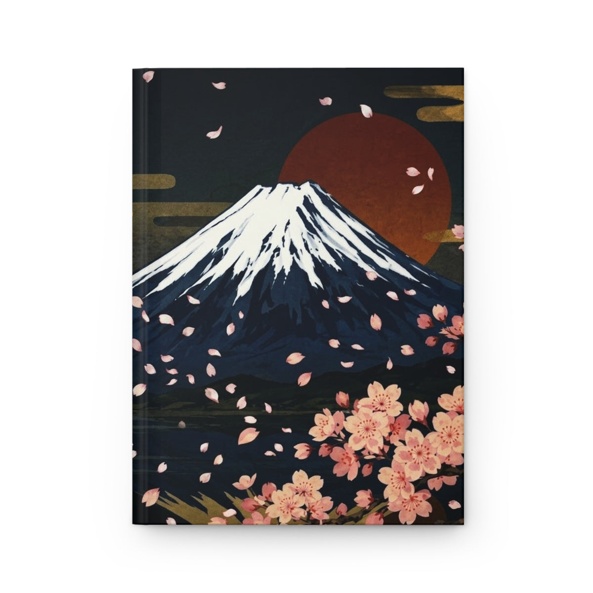Mount Fuji & Cherry Blossoms “Ichigo Ichie” Japanese Art Notebook