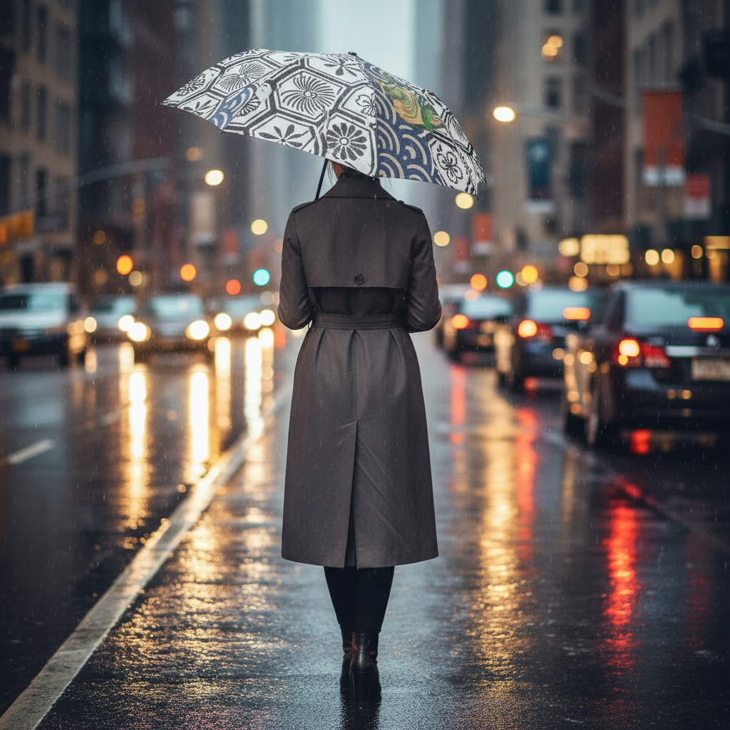 Japanese Umbrella NYC – Back View