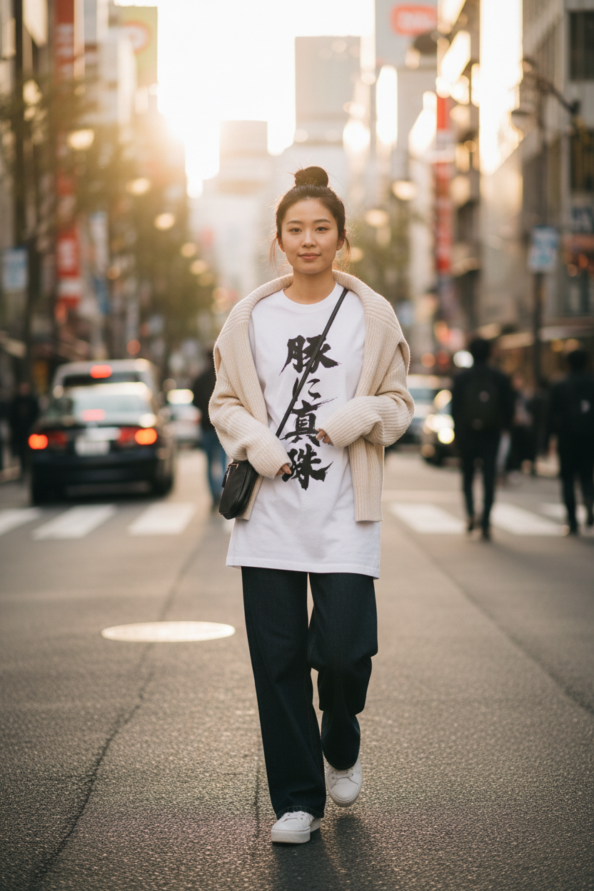 Tokyo Street – 豚に真珠 Female Model